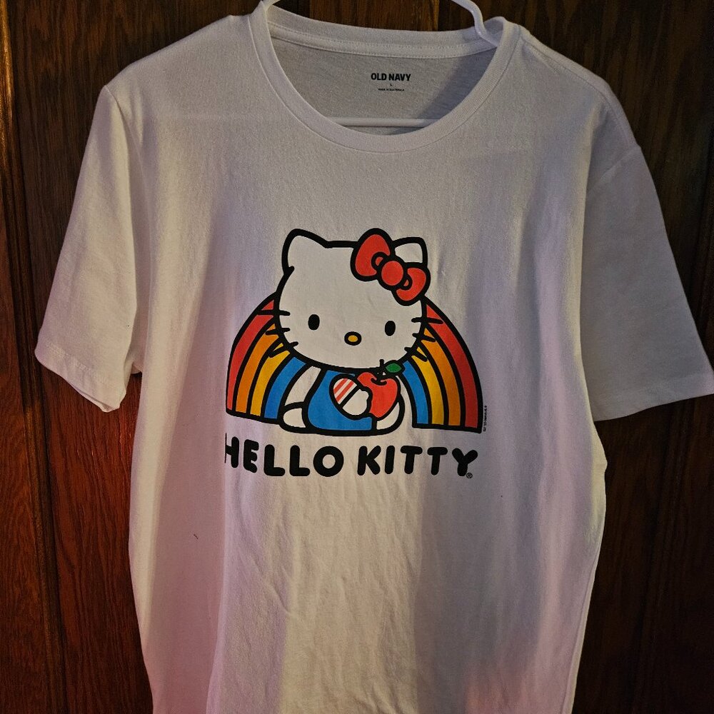 Hello Kitty Apple Party White short Sleeve